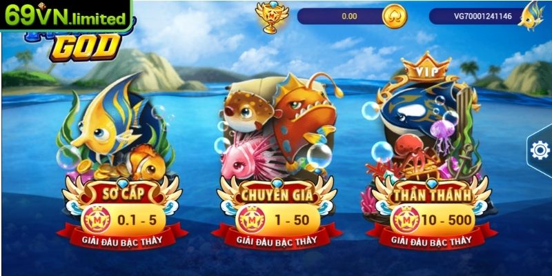 Cách Chơi Cá Cược Bắn Cá God 69VN Hiệu Quả Rinh Quà Cực Chất 2 Kho vũ khí đa dạng
