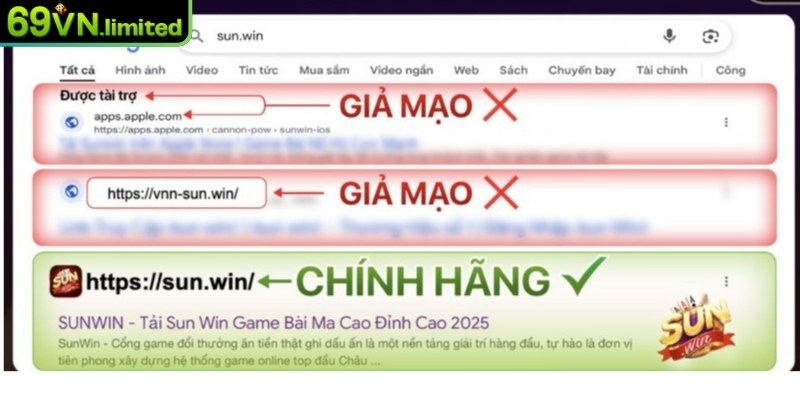 Sunwin giả mạo thường có ưu đãi vượt quá ức thông thường